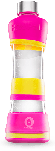 H2OPal pink-yellow design